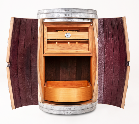 Humidor Barrel Bar-Elevate Your Space with Timeless Craftsmanship