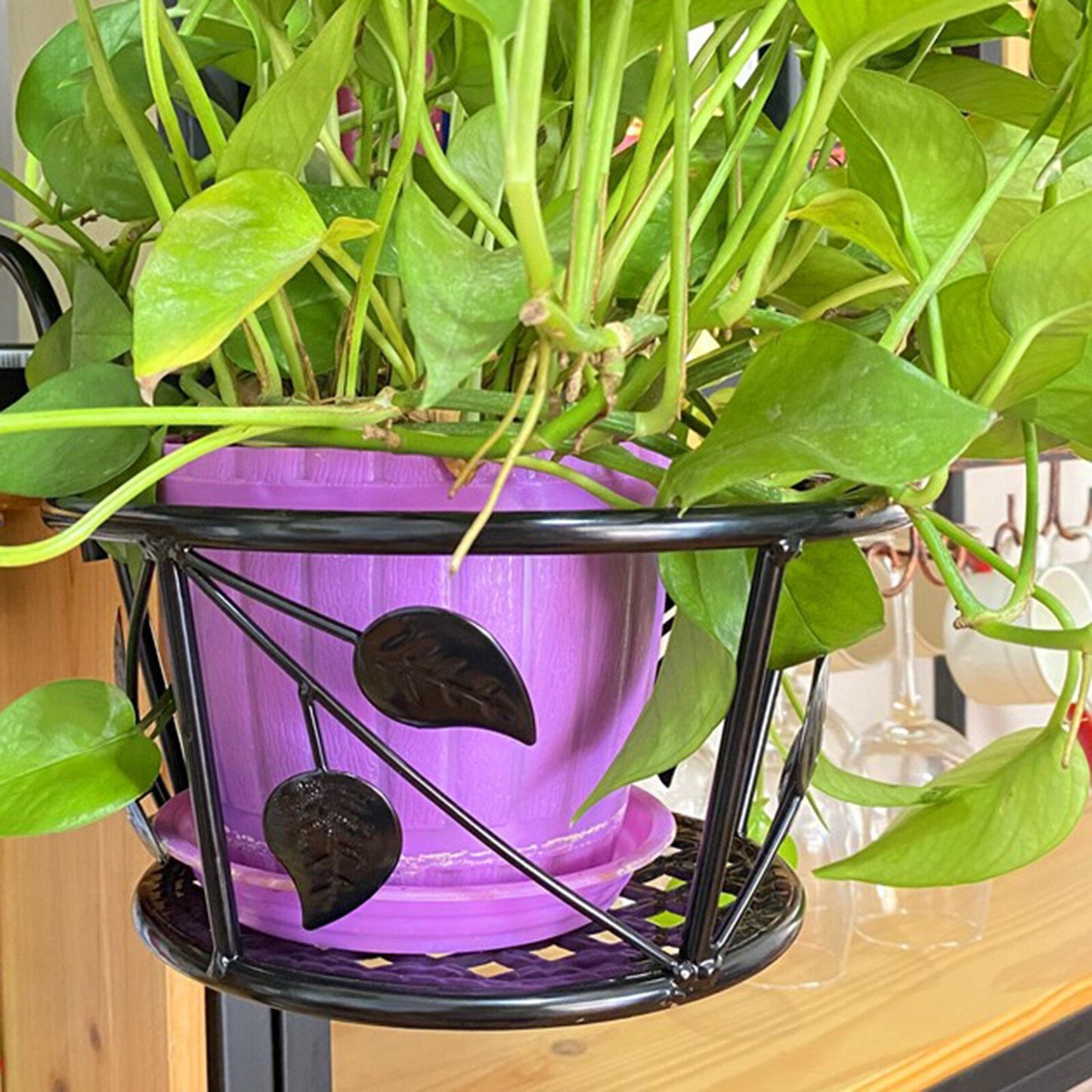 Hanging Flower Stand For Indoor And Outdoor Use