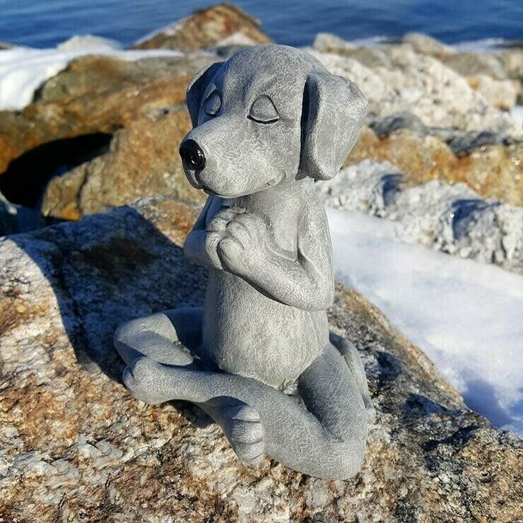 🐶Dog Buddha-Meditating Dog Statue🐶