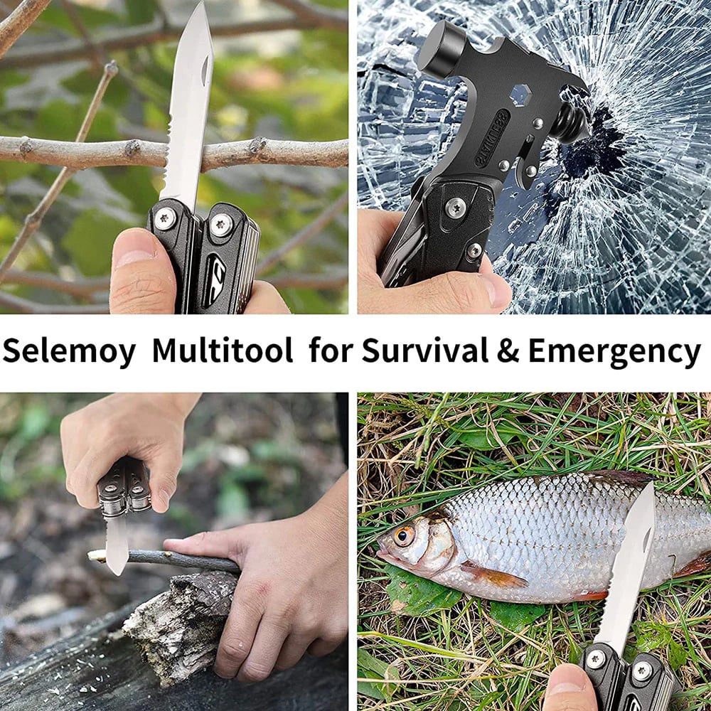 ONLY $29.99 Today 🎉Multifunctional Survival Hammer 14 in 1 Stainless Steel Alloy Material