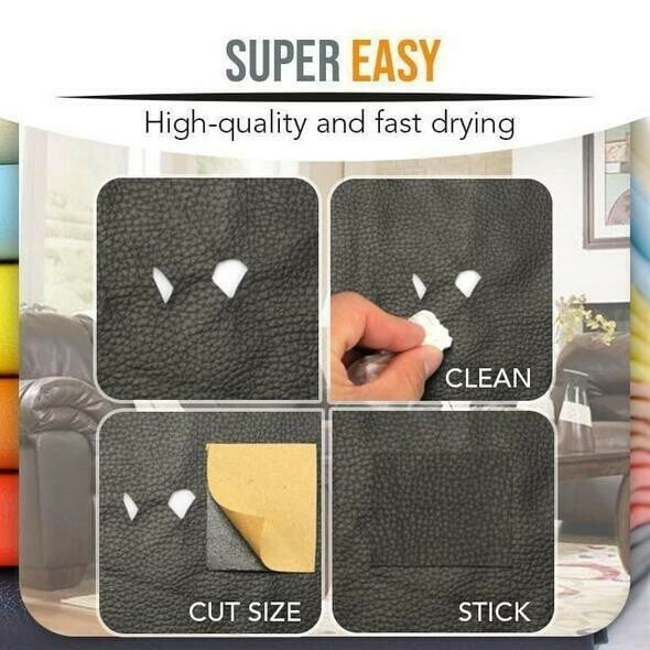 60%OFF🌟 LEATHER FIX Premium Leather Adhesive Sheet