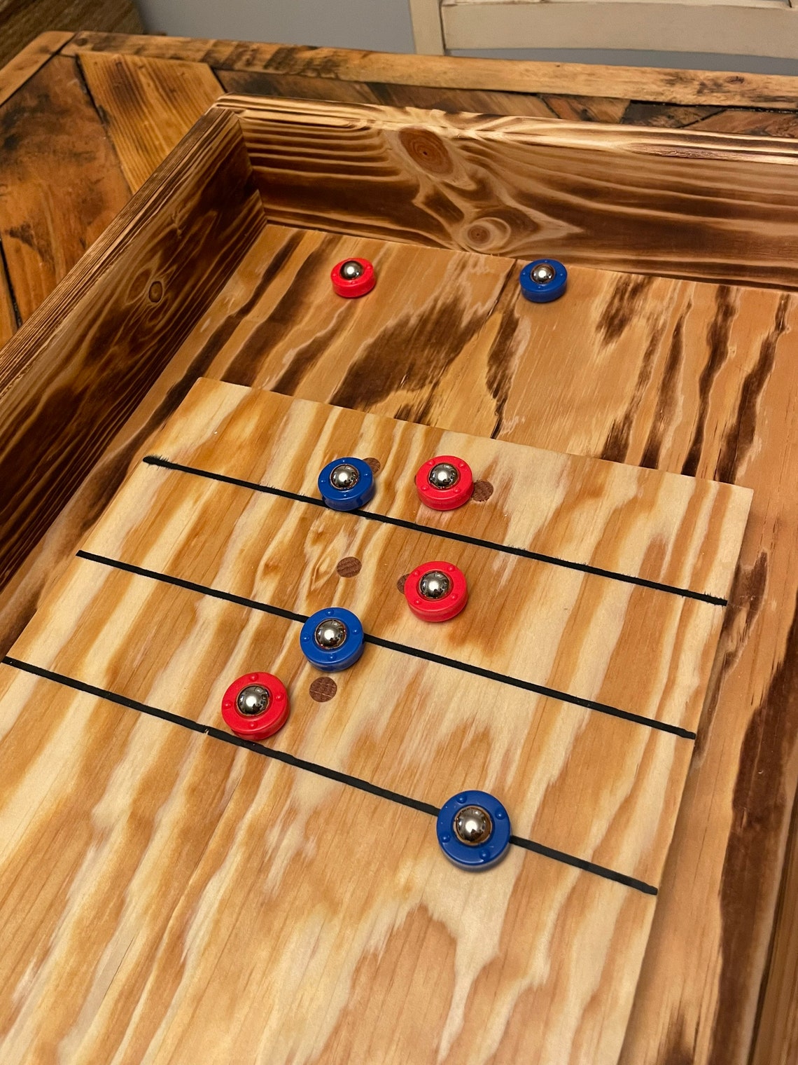 4 Foot Bowling / Shuffle Board Game, Game Room Game, Man Cave Game, Bowling, Shuffle Board